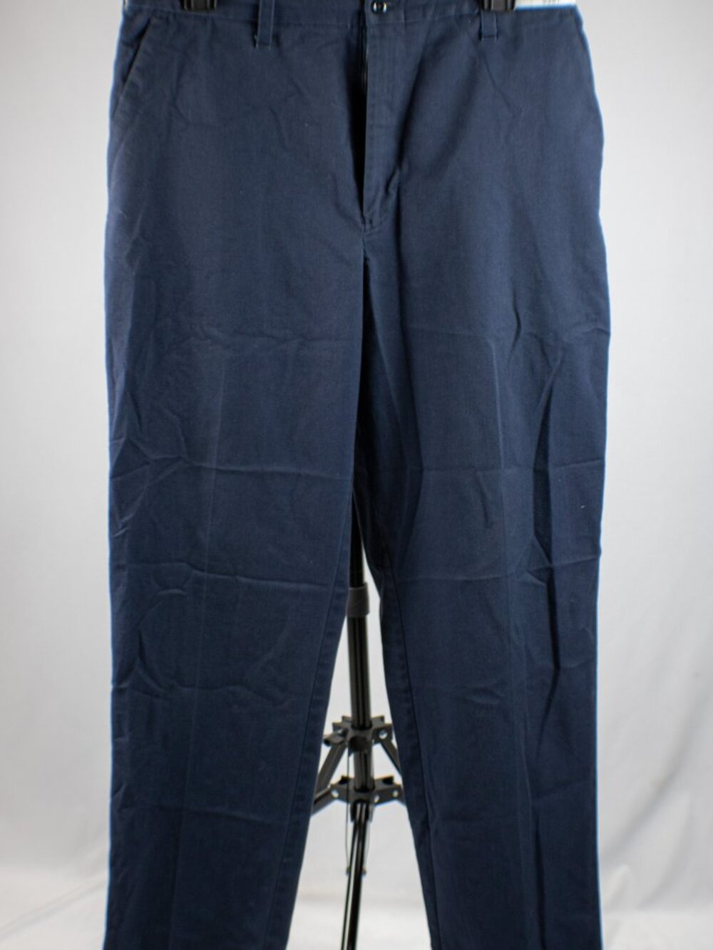 Cintas ComfortFLEX Mens Navy Blue Work Pants Size 32 Industrial Uniform